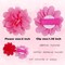 50pcs 2" Chiffon Flower Hair Bows Tiny Clips for Girls Fully Lined Non Slip Baby Clips Hair Accessories for Baby Girls Newborns Infants Toddlers 25 Colors in Pairs